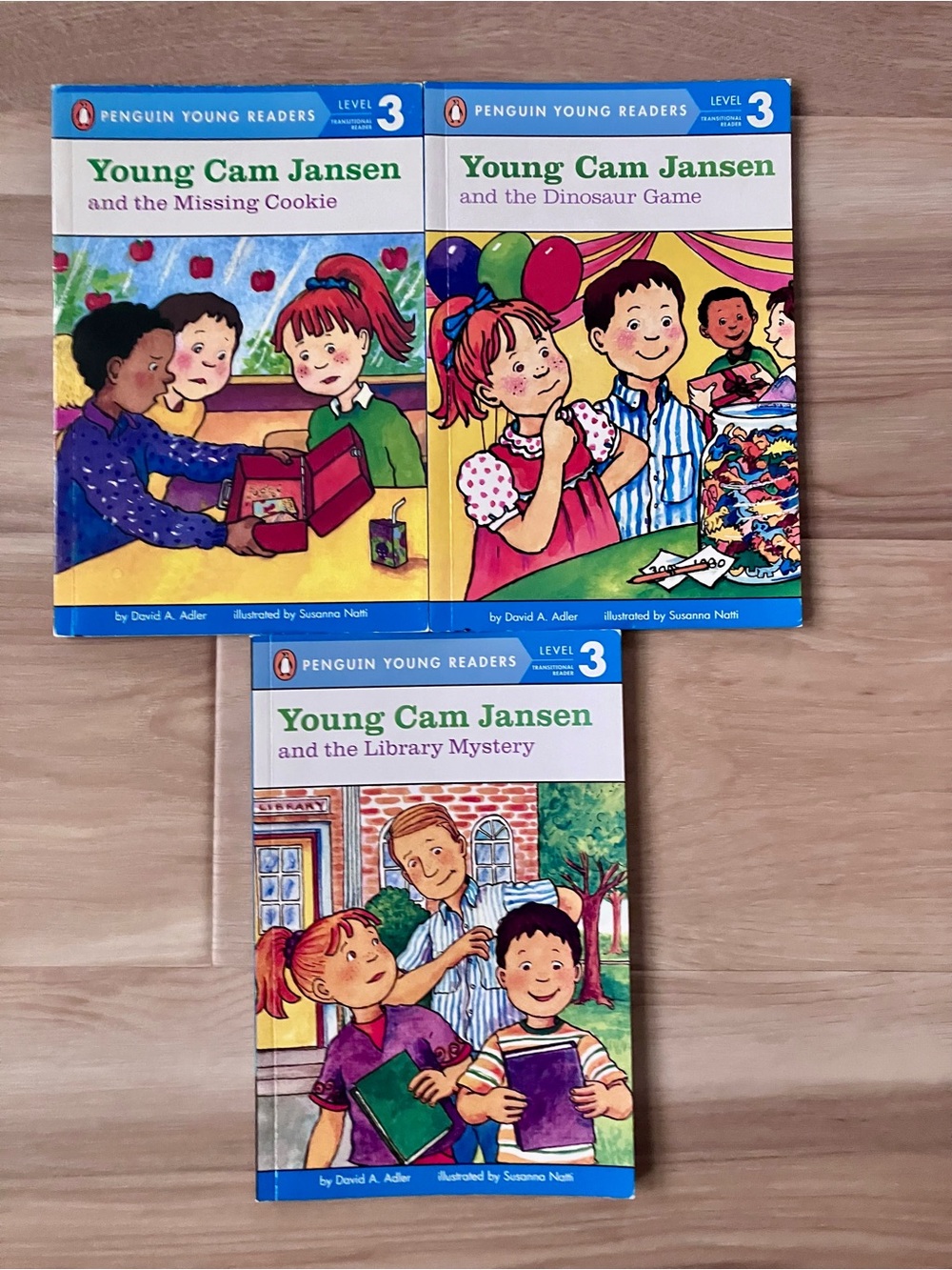 : Young Cam Jansen Set of Three Leveled readers Level 3 Books